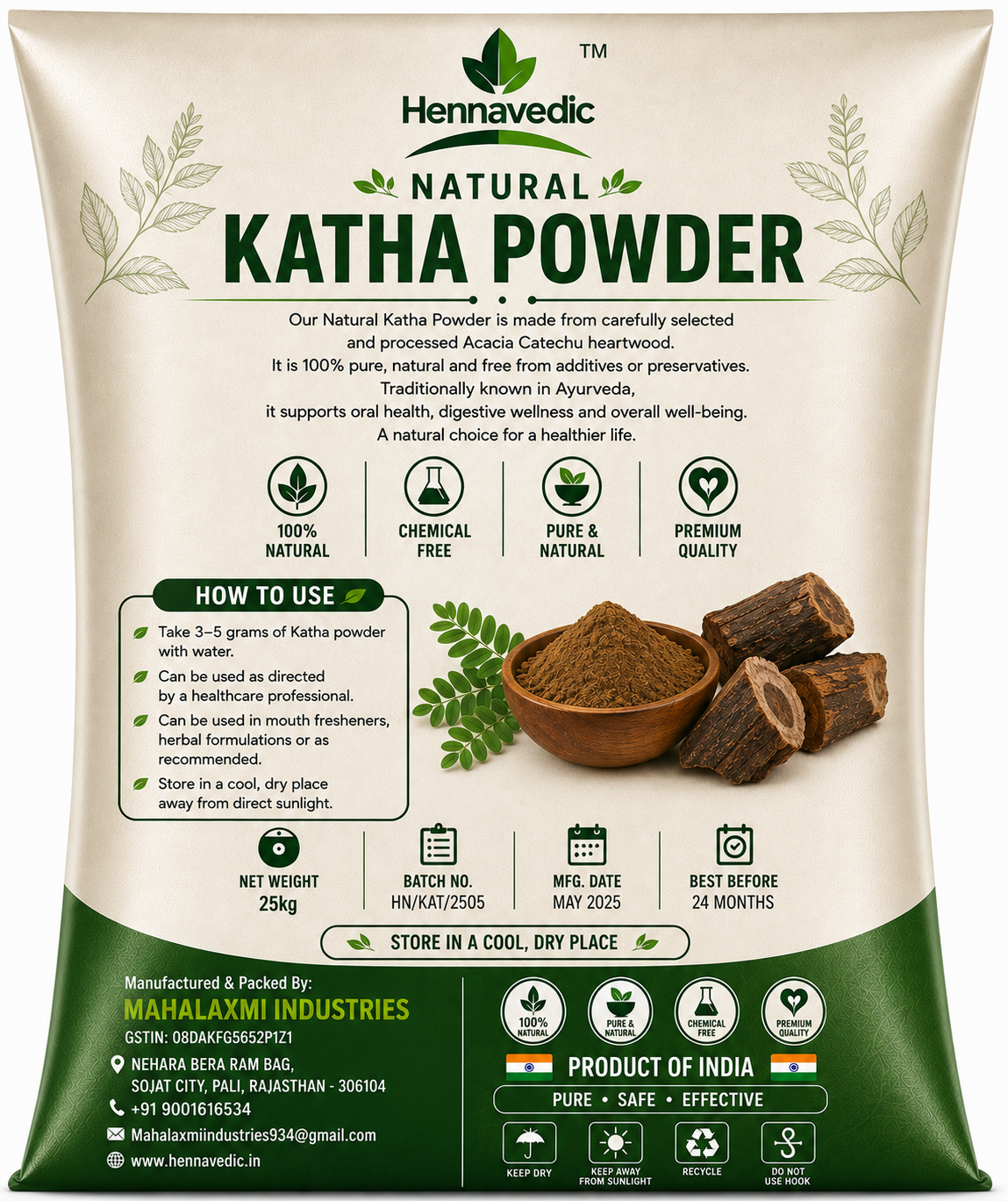 Katha Powder 25kg - Image 2