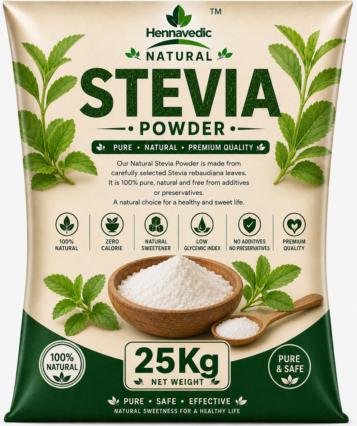 Stevia Powder 25kg